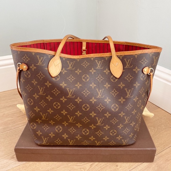 ❤️✨FULL SET✨❤️ Louis Vuitton Neverfull MM Cherry! - Picture 3 of 16
